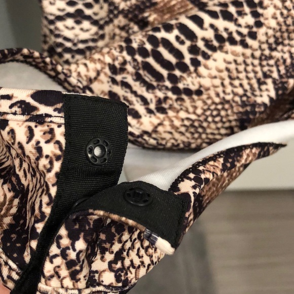 Snakeskin long sleeved bodysuit - Picture 3 of 3